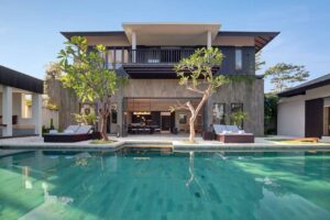 Swimming Pool View at Uma Tirtha Ubud